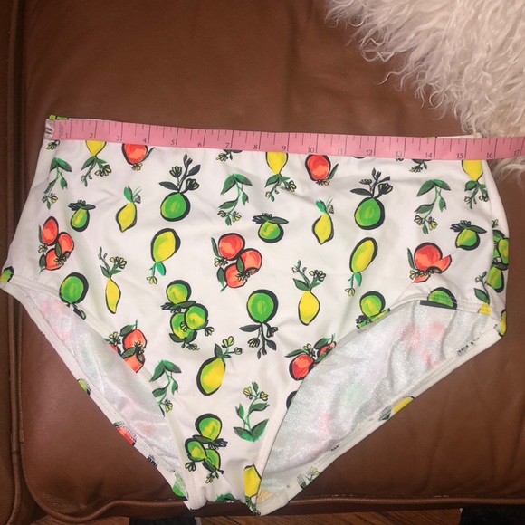 Citrus Print Longline Bikini Set - Picture 9 of 10